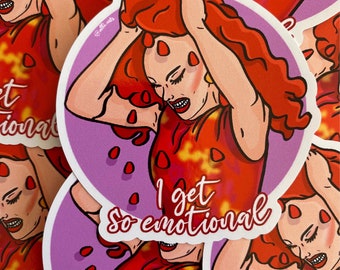 I get so Emotional Sasha Velour Sticker Drag Race || Drag Queen Sticker!