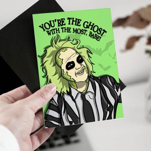 Tarjeta de cumpleaños "Fantasma con la mayor felicitación" / Albi Arts / Beetle