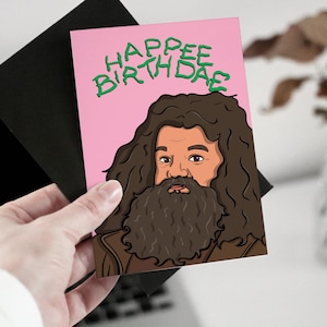 Tarjeta de felicitación de cumpleaños feliz / HP