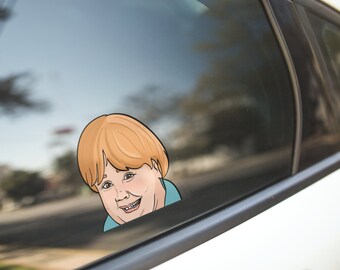 Sharon Car Peeker Sticker, Kath and Kim Australian television show humour