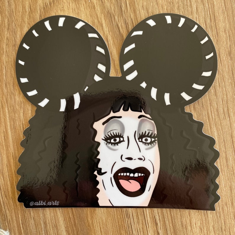 Jimbo Car Peeker Sticker, Drag Race Queen weatherproof window stickers Cute Kawaii image 2