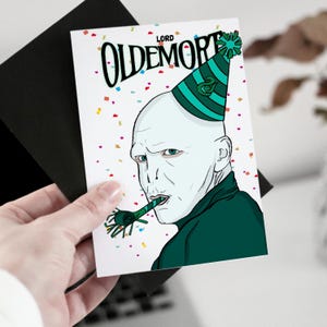 Oldimort Greeting Birthday Day Card | HP