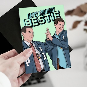 Bestie 99 Greeting Birthday Card | Jake and Boyle