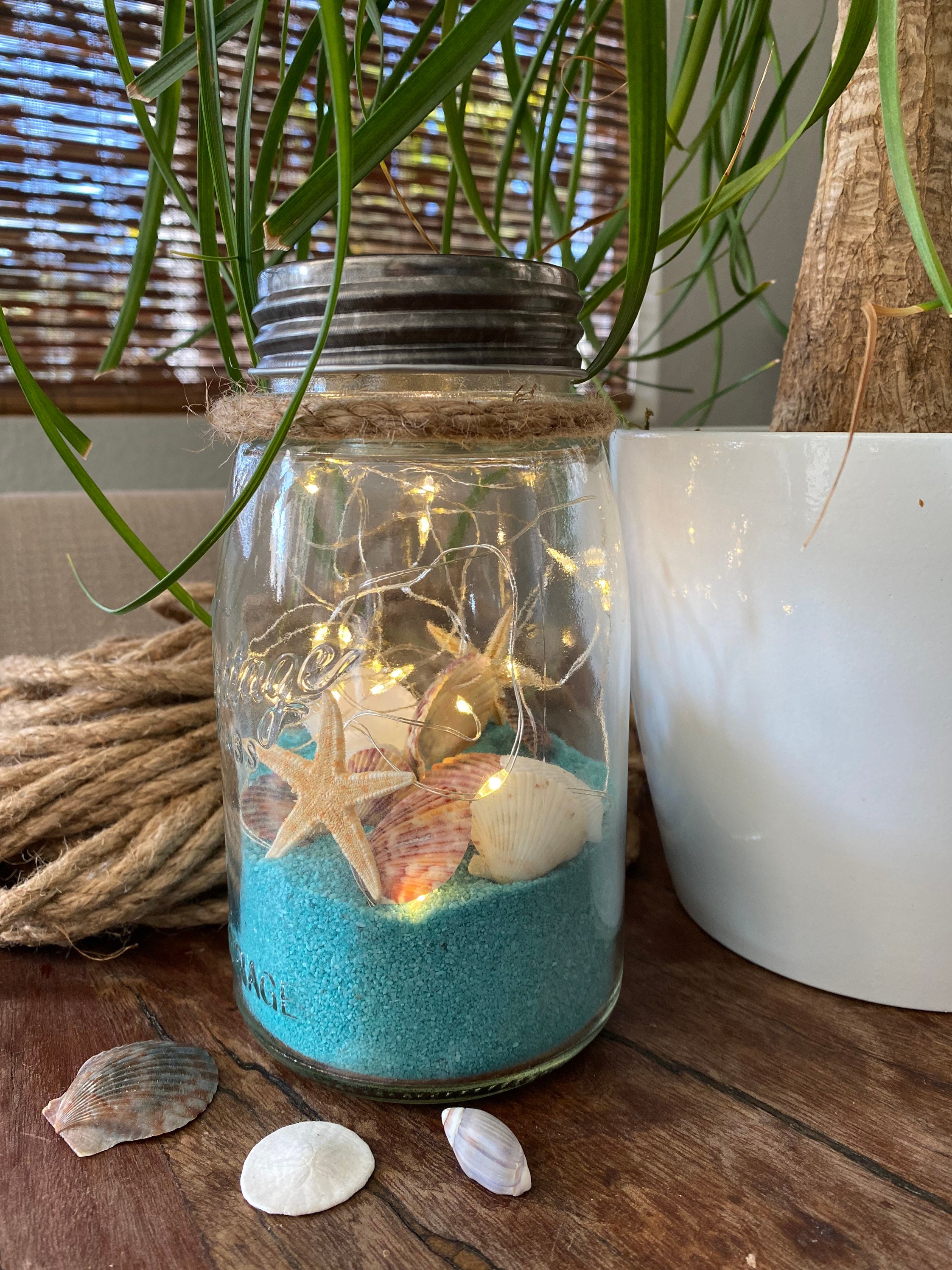 DIY Beach in a Jar. 