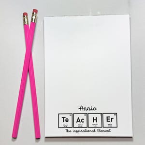Notepad, Science Teacher Notepad, Science Notepad