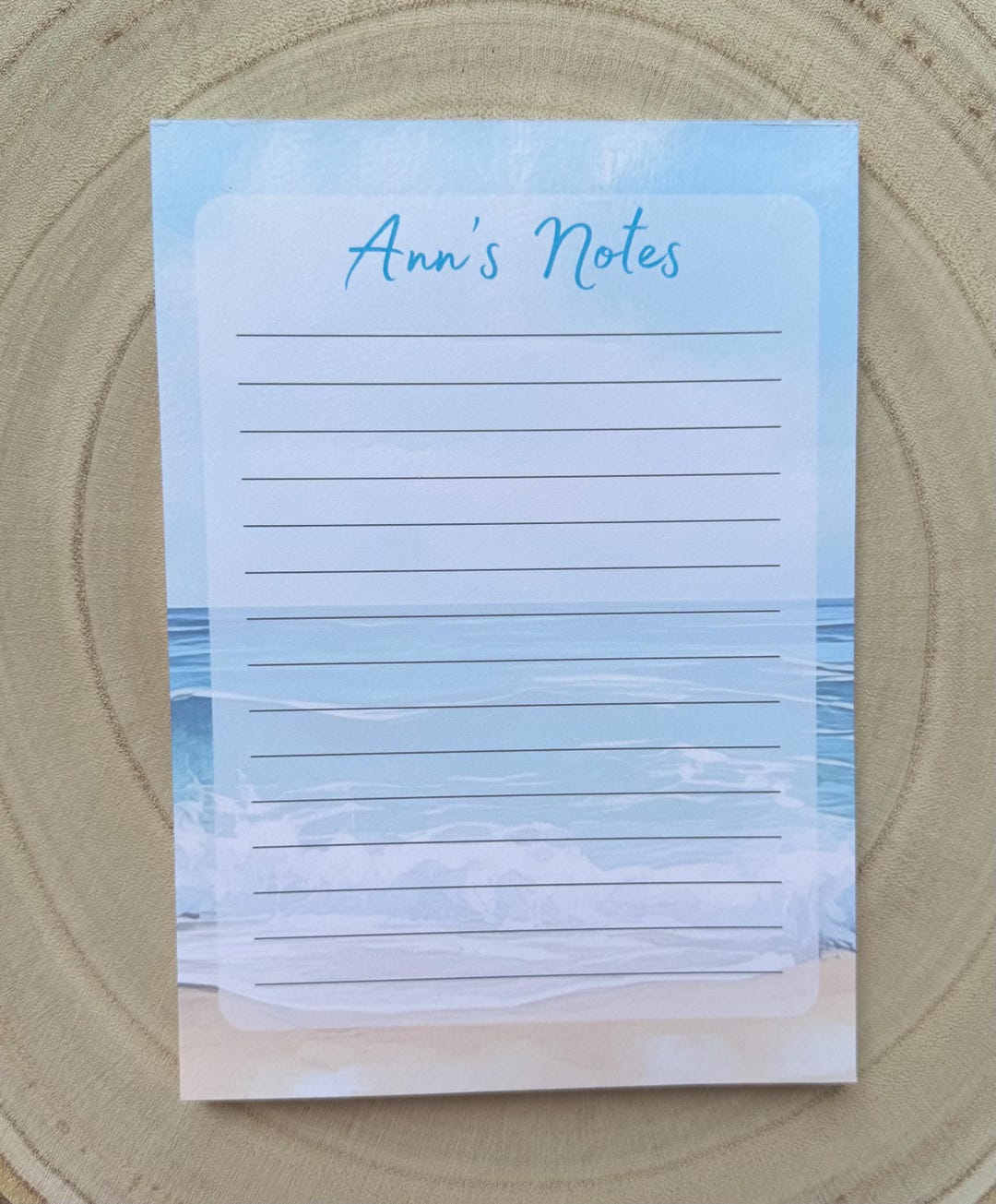 Notepad, Ocean Notepad, Beach Notepad - Etsy