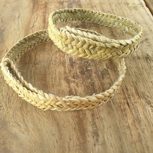 Handmade flax bracelet / poroporo Maori flax weaving image 4