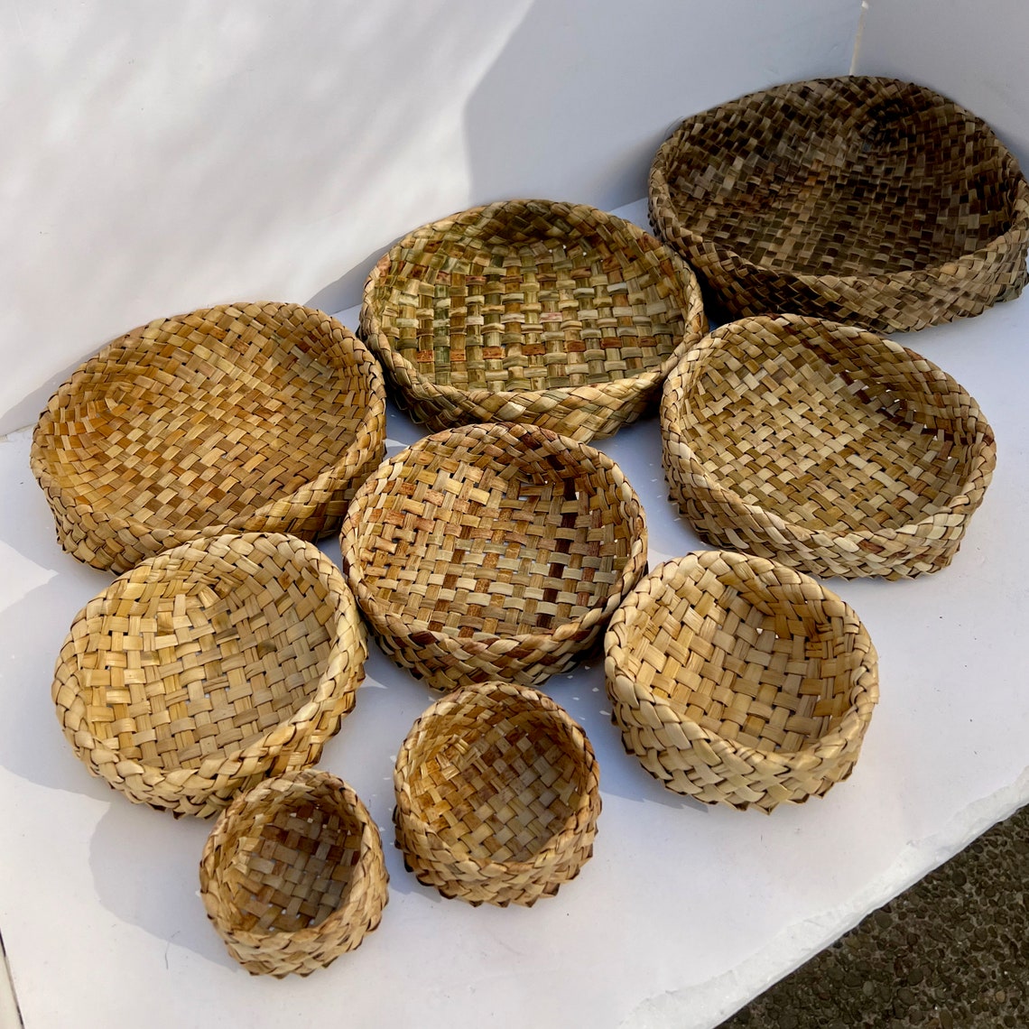 Handmade Flax Basket / Harakeke Basket maori Flax Weaving Etsy