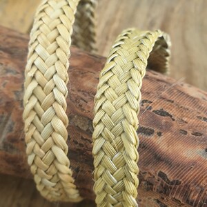 Handmade flax bracelet / poroporo Maori flax weaving image 2