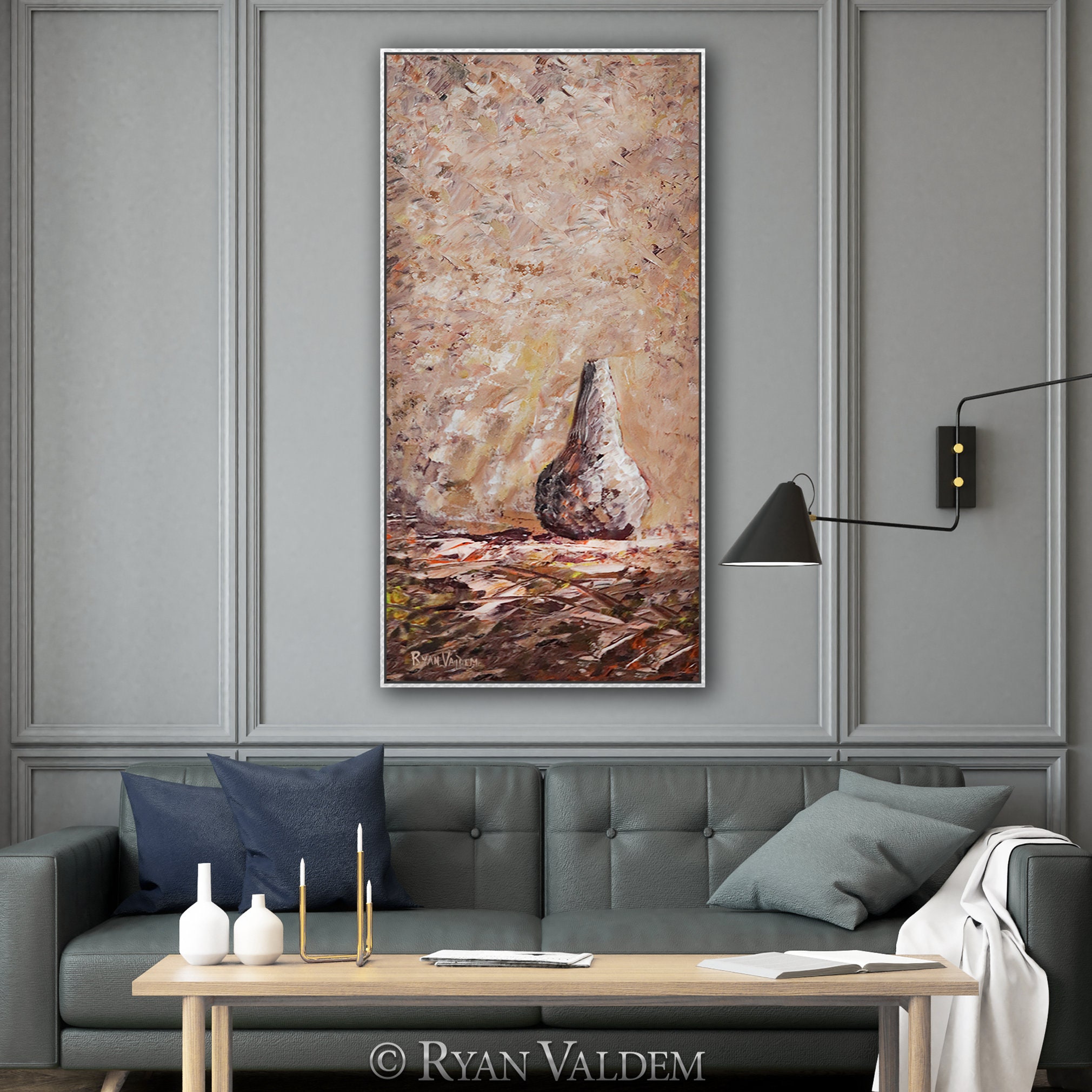 Large Painting Luxury look Modern art Oil Acrylic On Etsy