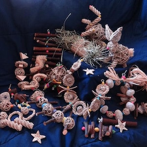 Ultimate Chew Toy Collection. Whimsy&#39;s Menagerie original design chew toys for chinchilla, bunny, rabbit, guinea pig, parrot, hamster, degu,