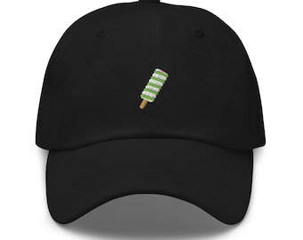 Ice Cream Embroidery Cap | Baseball Cap with Ice Cream Motif | Unstructured Cap | Summer Cap | Twister | Gift for Ice Cream Lovers