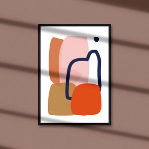 Printable Poster &quot;Graphical III&quot; Nordic, Minimalist, Graphic, Abstract