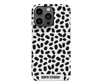Coque minimaliste pour iPhone – Motif noir et blanc | Coque esthétique | Design fin | Snapcase