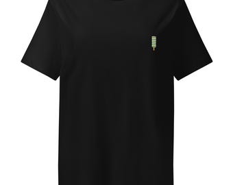 Organic T-shirt for women | Embroidered ice cream motif | Ice cream embroidery | Sustainable summer shirt | Many colors | Gift for ice cream lovers