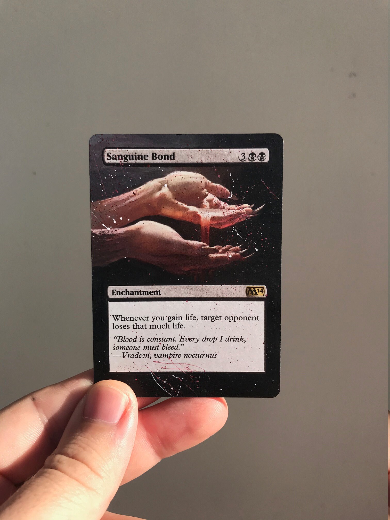 Sanguine Bond Altered Mtg Card - Etsy