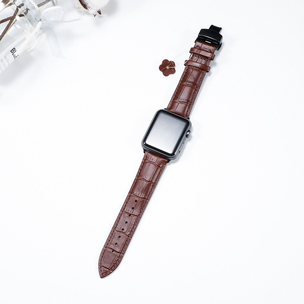 dark brown apple watch band