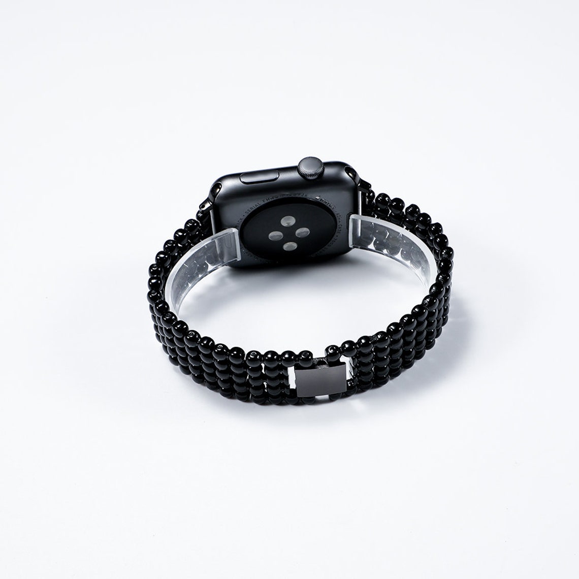 Black Stainless Steel Apple Watch Band 40mm 42mm 44mm 38mm for Etsy