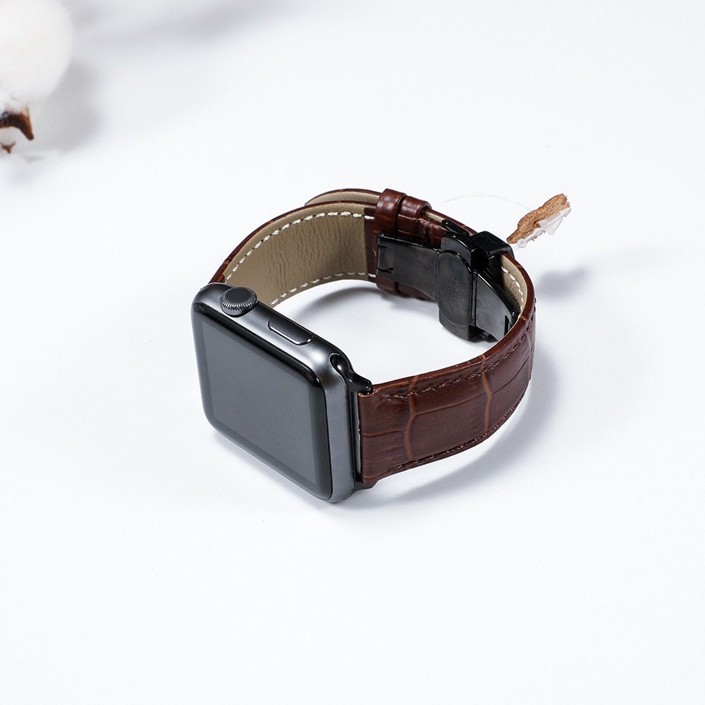 dark brown apple watch band