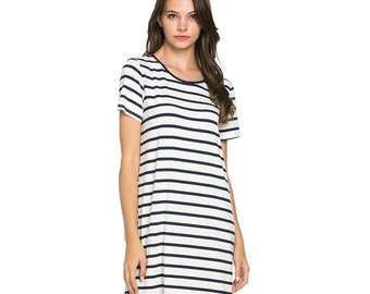 Stripes Swing Mini Dress