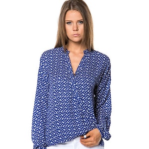 Tribal Wrapped Henley Shirt