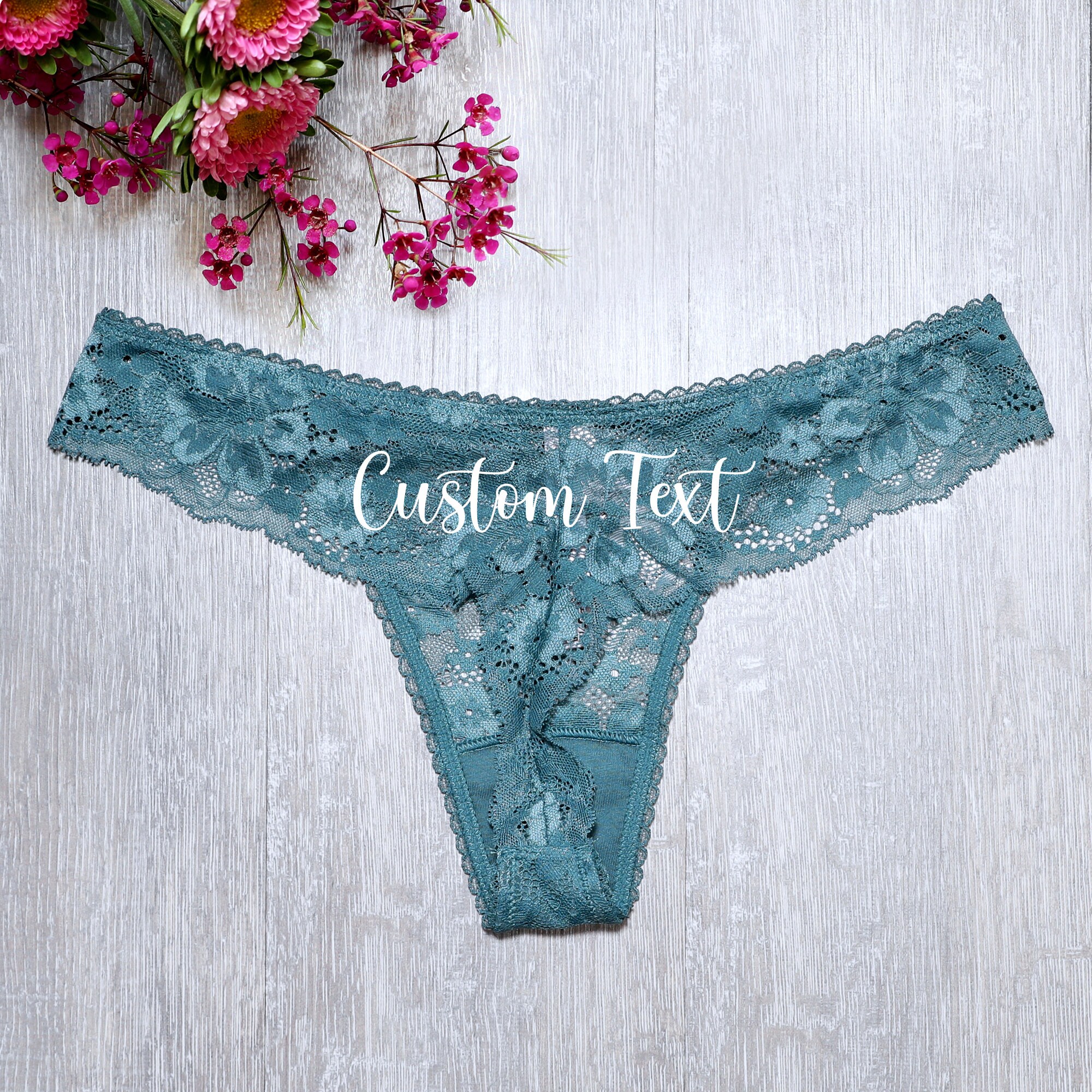 Bikini Victoria's Secret à Double Corde Rose, Verte Et Bleue - Taille L - Neuf Avec étiquettes