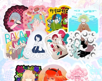 ¡NUEVAS ADICIONES! Pegatinas de canciones clásicas de sintetizador vocal / 11 canciones