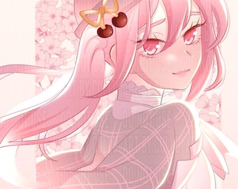 Impresión mini de 5 x 7 de Sakura Viewing Virtual Diva