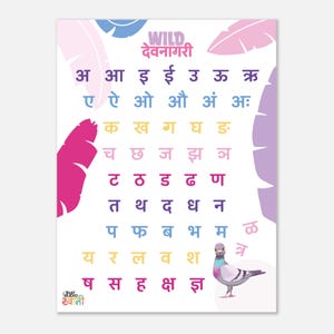 Wild Devanagari Poster
