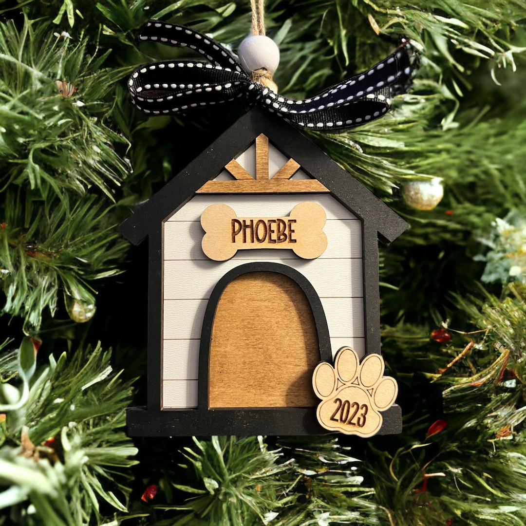 Dog House Ornament, Personalized Dog Ornament Etsy