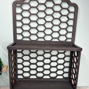Tiered Tray Stand, Chicken Wire Home Decor, Farmhouse Decor, Handmade