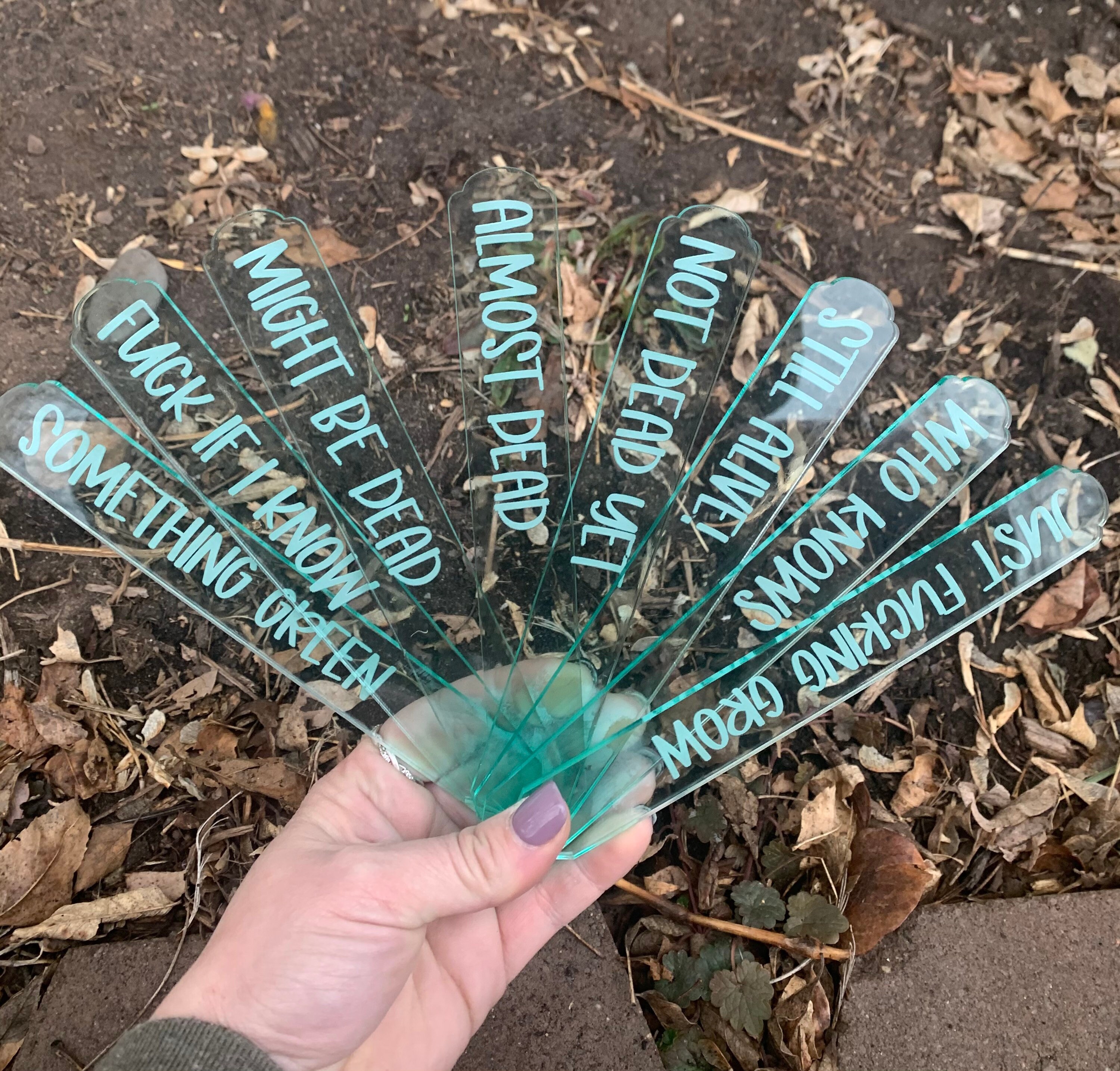 Funny Plant Stakes Garden Tags Custom Garden Stakes Etsy 日本