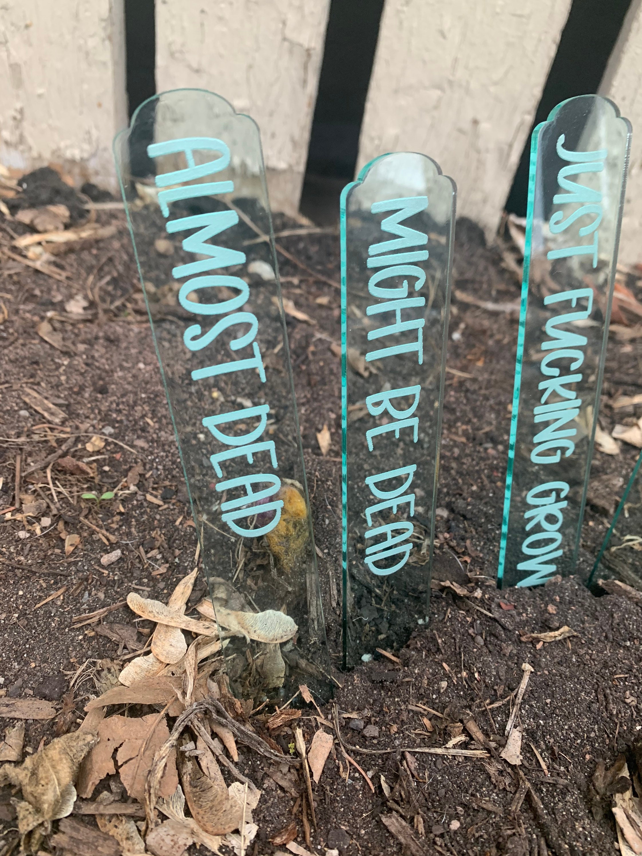 Funny Plant Stakes Garden Tags Custom Garden Stakes Etsy 日本