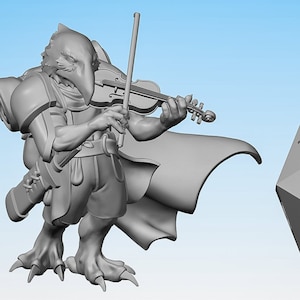 KENKU BARD | Dungeons and Dragons | DnD | Pathfinder | Tabletop | RPG | Hero Size | 28 mm