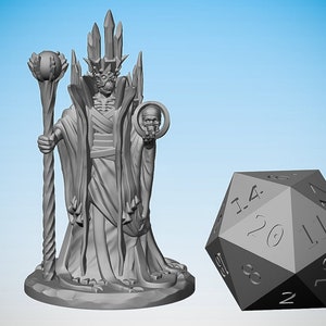 NEGROMANTE NON MORTO Astrale | Dungeon e Draghi | Italiano: Esploratore | Da tavolo | Gioco di ruolo | Dimensioni dell'eroe | 28-32 millimetri