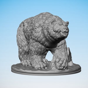 ORSO GRIZZLY Orso polare Orso bruno (3 versioni) | Dungeon e Draghi | Italiano: Esploratore | Da tavolo | Gioco di ruolo | Dimensioni dell'eroe | 28-32 millimetri
