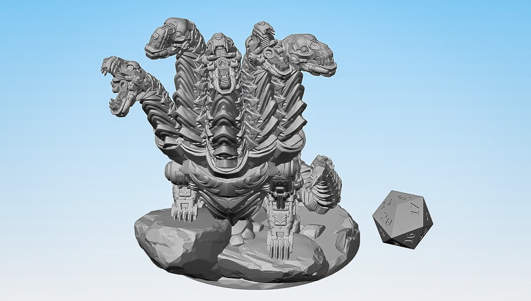 CLOCKWORK HYDRA Dungeons and Dragons Dnd Pathfinder Tabletop RPG Hero