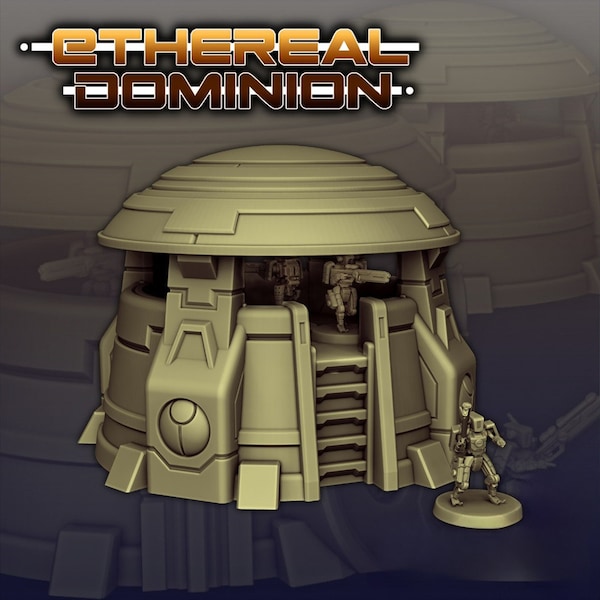 Terrain Bunker 02 "Ethereal Domain" | Wargaming | Warhammer | Pathfinder | Dungeons & Dragons | Tabletop | DnD | Fantasy | Scifi | 28-32 mm