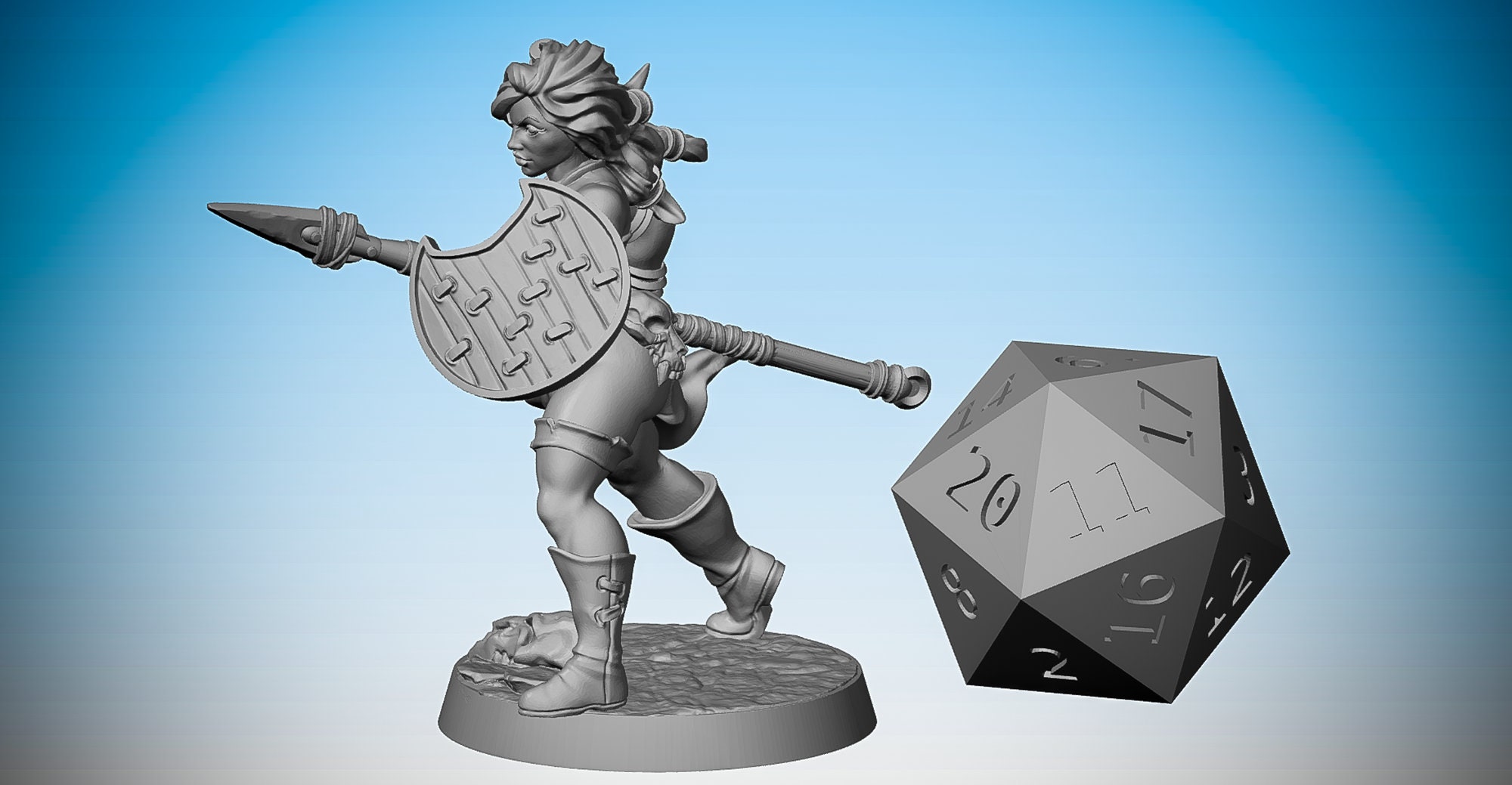 AMAZON Spear & Shield 01 of 03 Dungeons and Dragons Dnd Etsy