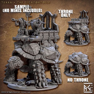 BOSS "Terra - the Gigatortoise" | Dungeons and Dragons | DnD 12K Print | Pathfinder | Tabletop | TTRPG | Wargaming | 28-32 mm