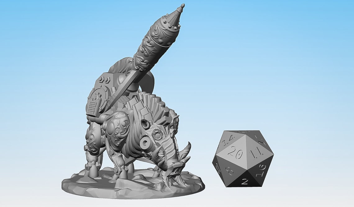 CLOCKWORK wild Hog Dungeons and Dragons Dnd Etsy