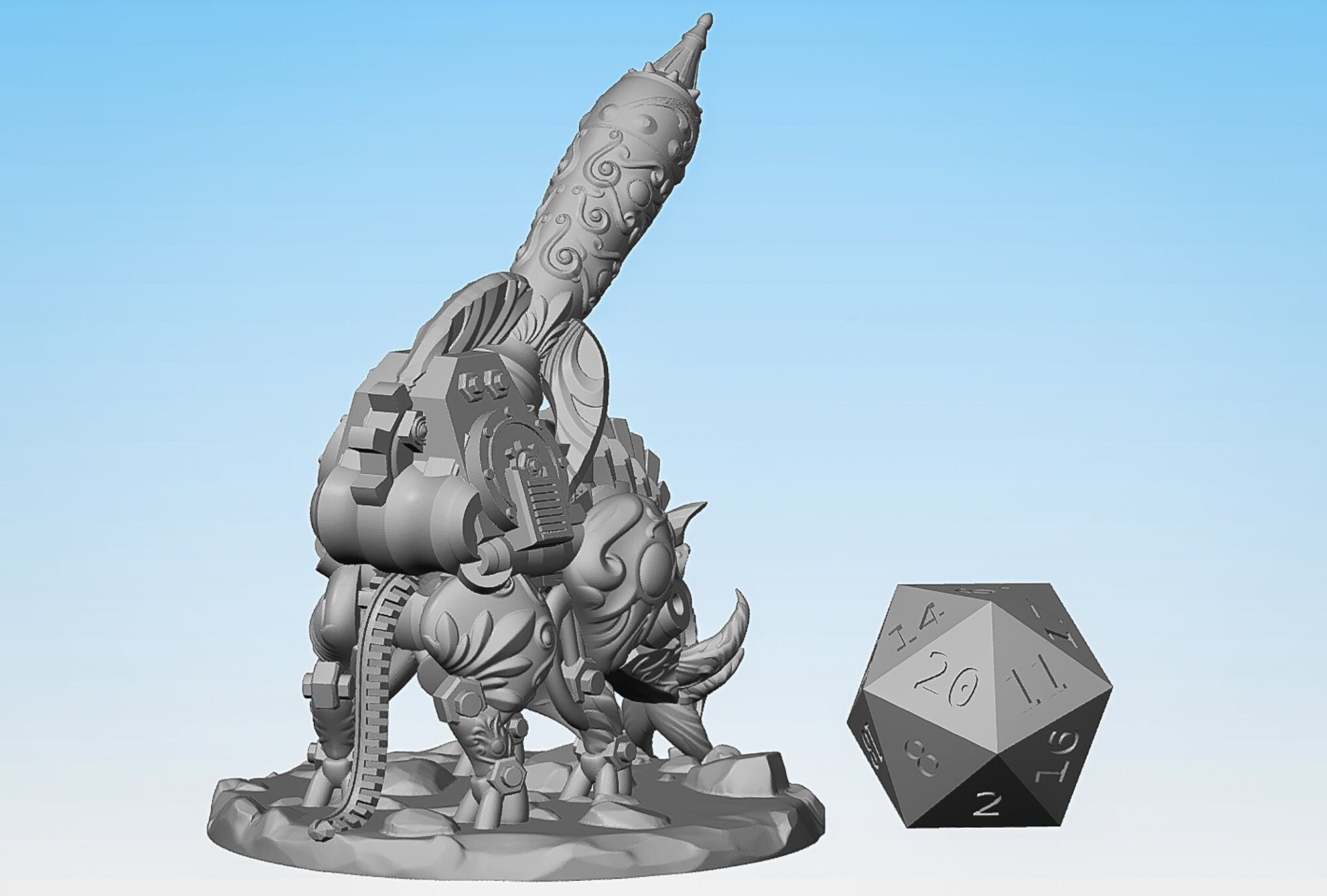 CLOCKWORK wild Hog Dungeons and Dragons Dnd Etsy