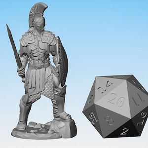 GUERRIERO DEL PANTHEON | Dungeon e Draghi | Italiano: Esploratore | Da tavolo | Gioco di ruolo | Dimensioni dell'eroe | 28-32 millimetri