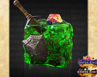 Dice Jail / Vault "Gelatinous Cube #01" | Dungeons & Dragons | Gaming Accessoires | Tabletop | DnD | RPG | Fantasy