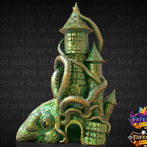 Kraken | Dice Tower | Fate's End | Dungeons & Dragons | Gaming Accessoires | Tabletop | DnD | RPG | Fantasy | 28-32 mm