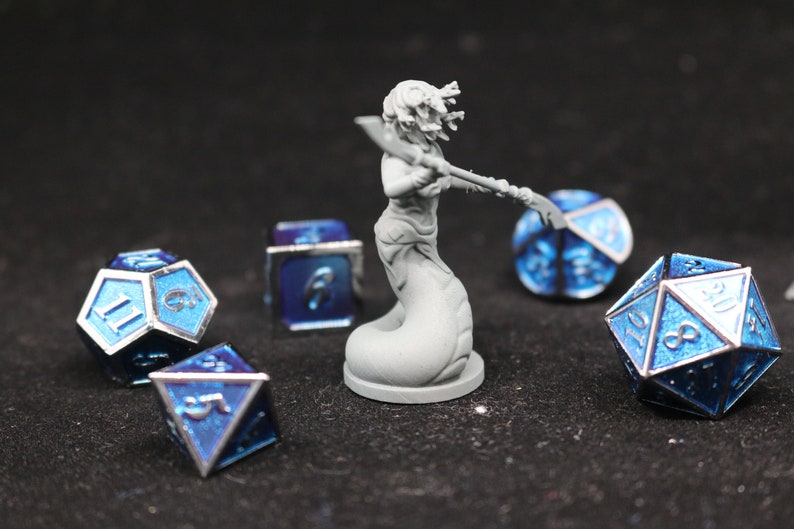 Dungeons and Dragons Tabletop 3D Print Mini Pathfinder Starfinder Medusa Yuan-Ti Naga DnD Resin RPG