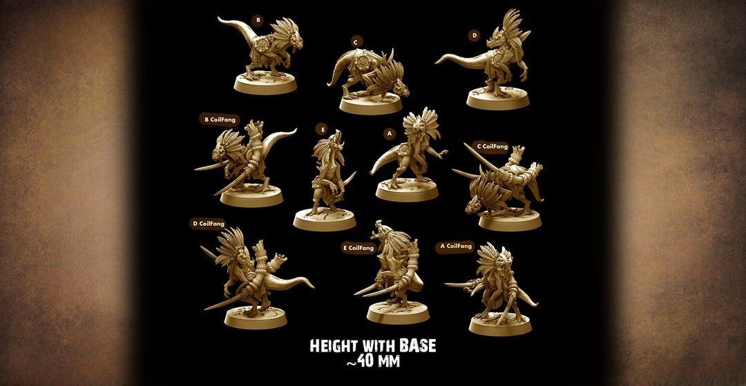 SAURIAN Warrior unega Raptors 10 Versions - Etsy