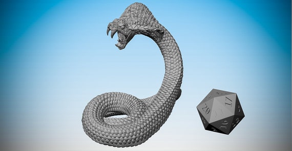 Snake 3D print model