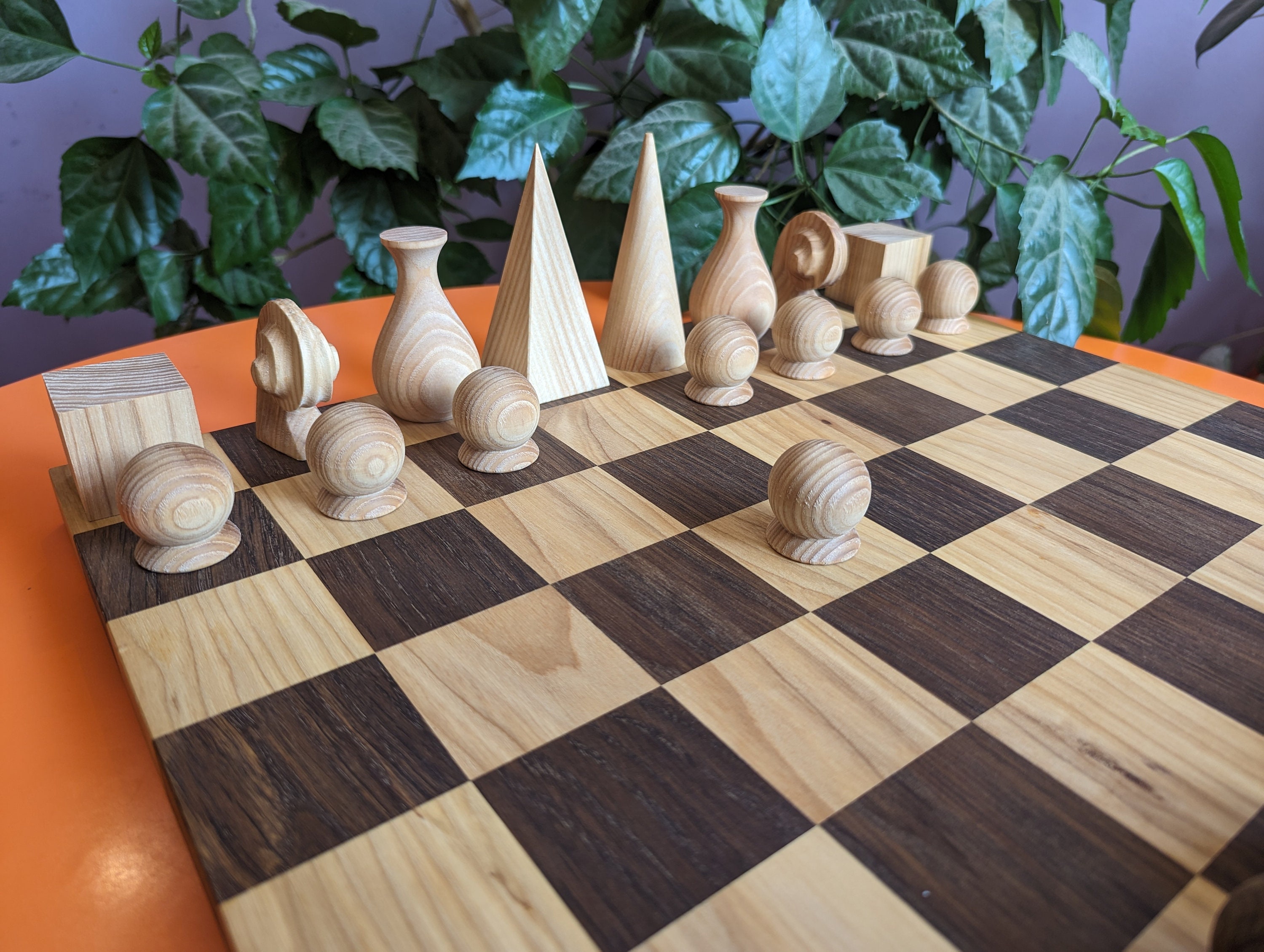 Bauhaus Chess Pieces Handmade Wooden Chess Pieces Set Chess -  Finland