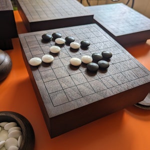 Black Walnut 9x9 Goban. Hand Carved Game Go Board - Etsy
